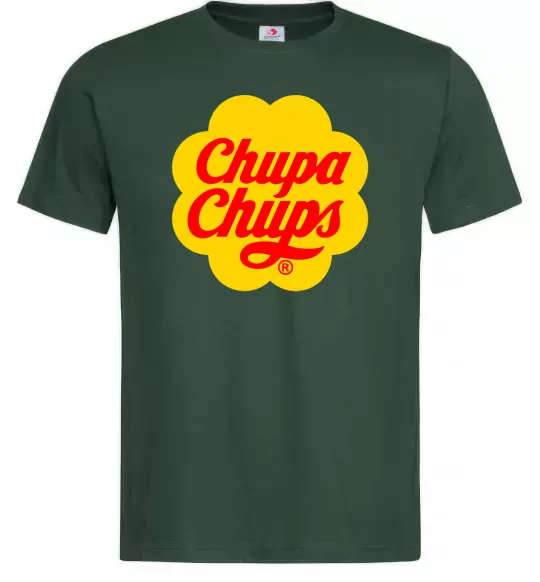 Мужская футболка Chupa Chups Темно-зеленый фото