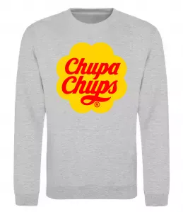 Свитшот Chupa Chups Серый меланж фото