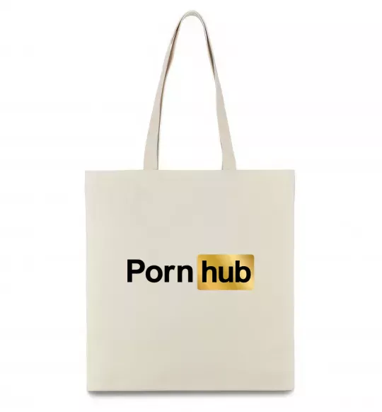 Эко-сумка Pornhub Бежевый фото
