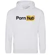 Мужская толстовка (худи) Pornhub Серый меланж Мужская толстовка (худи) Pornhub Серый меланж фото
