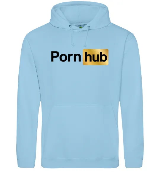 Жіноча толстовка (худі) Pornhub Блакитний фото