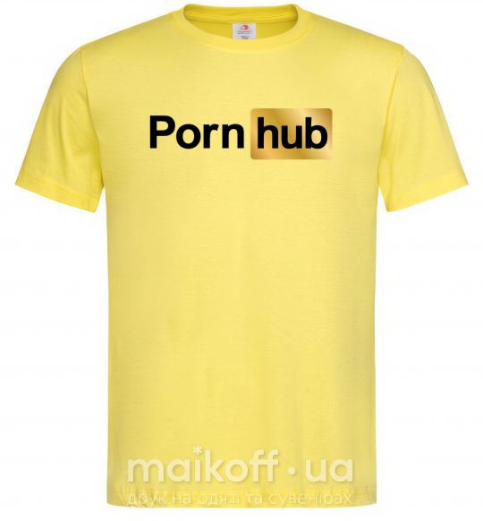 Мужская футболка Pornhub Лимонный фото