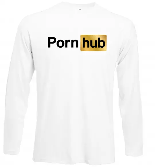 Лонгслив Pornhub Белый фото