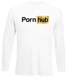 Лонгслив Pornhub Белый фото