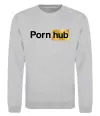 Свитшот Pornhub Серый меланж фото