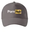 Кепка Pornhub Серый фото