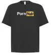 Футболка Оверсайз Pornhub Черный фото