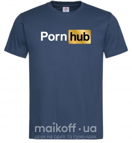 Мужская футболка Pornhub Темно-синий фото