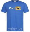 Чоловіча футболка Pornhub Яскраво-синій фото