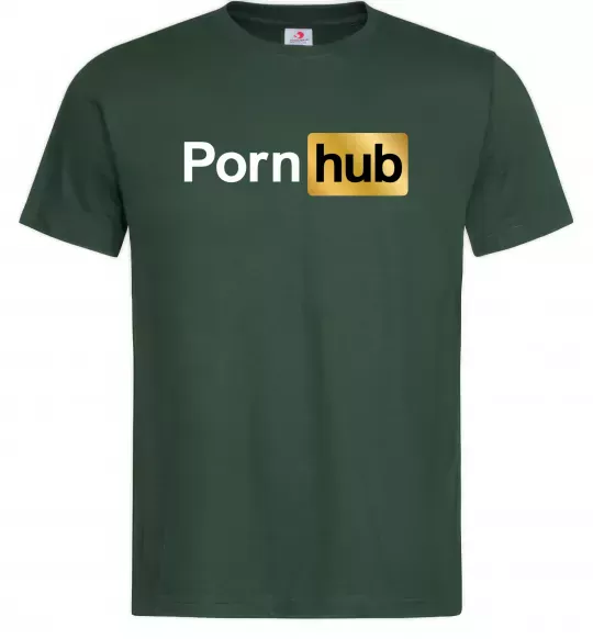 Мужская футболка Pornhub Темно-зеленый фото