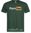 Чоловіча футболка Pornhub Темно-зелений фото