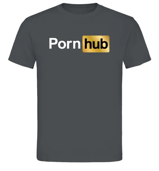 Мужская футболка Pornhub Графит фото