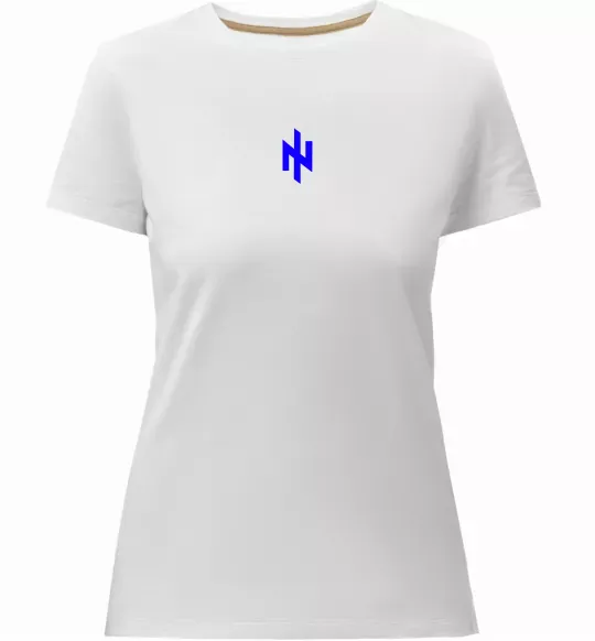 Женская премиум футболка Азов Ідея Нації Белый фото