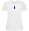 Жіноча футболка Азов Ідея Нації Білий фото