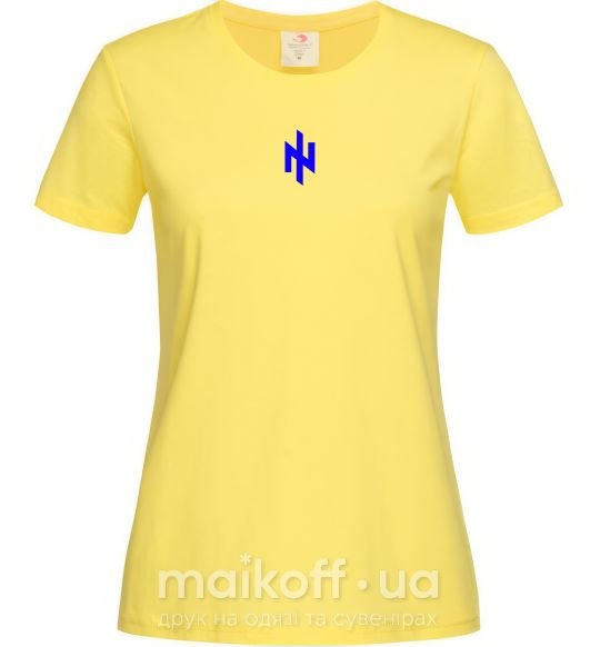 Женская футболка Азов Ідея Нації Лимонный фото