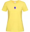 Жіноча футболка Азов Ідея Нації Лимонний фото