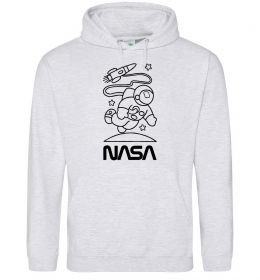 Жіноча толстовка (худі) Nasa білий