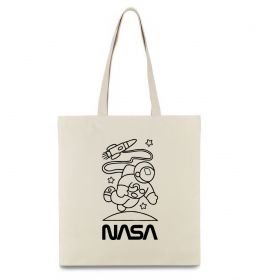Еко-сумка Nasa білий