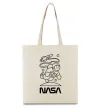 Еко-сумка Nasa білий Бежевий фото