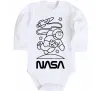 Детский боди Nasa білий Белый Детский боди Nasa білий Белый фото