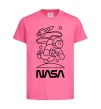 Детская футболка Nasa білий Ярко-розовый фото