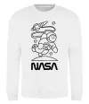 Свитшот Nasa білий Белый Свитшот Nasa білий Белый фото