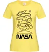 Женская футболка Nasa білий Лимонный фото