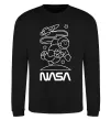 Світшот Nasa білий Чорний фото