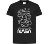 Дитяча футболка Nasa білий Чорний фото