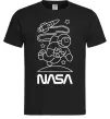 Мужская футболка Nasa білий Черный Мужская футболка Nasa білий Черный фото