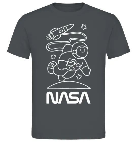 Мужская футболка Nasa білий Графит фото