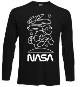 Лонгслив Nasa білий