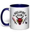 Чашка з кольоровою ручкою Hellfire Club Глибокий темно-синій Чашка з кольоровою ручкою Hellfire Club Глибокий темно-синій фото