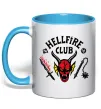 Чашка з кольоровою ручкою Hellfire Club Блакитний Чашка з кольоровою ручкою Hellfire Club Блакитний фото