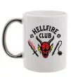 Чашка з кольоровою ручкою Hellfire Club Срібло Чашка з кольоровою ручкою Hellfire Club Срібло фото