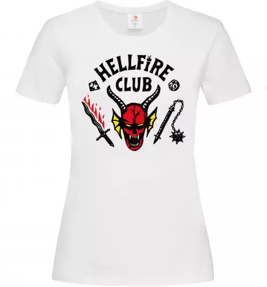 Жіноча футболка Hellfire Club Білий фото