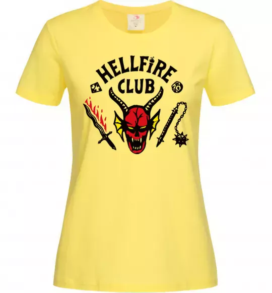 Жіноча футболка Hellfire Club Лимонний фото