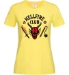 Жіноча футболка Hellfire Club Лимонний фото