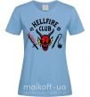 Жіноча футболка Hellfire Club Блакитний фото