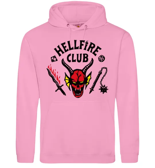 Чоловіча толстовка (худі) Hellfire Club Рожевий фото