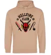Женская толстовка (худи) Hellfire Club Песочный Женская толстовка (худи) Hellfire Club Песочный фото