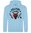 Женская толстовка (худи) Hellfire Club Голубой фото