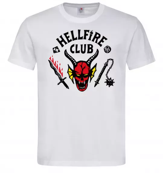 Чоловіча футболка Hellfire Club Білий фото