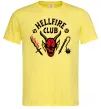 Чоловіча футболка Hellfire Club Лимонний фото