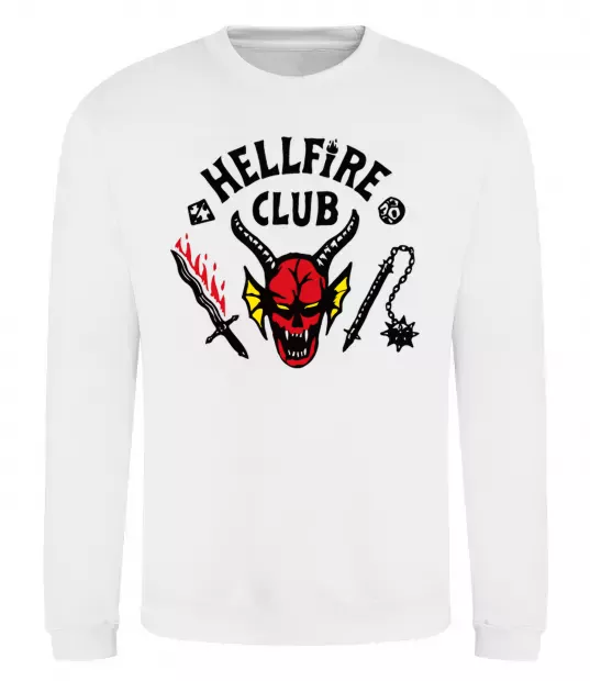 Світшот Hellfire Club Білий фото