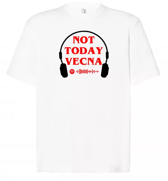 Футболка Оверсайз Stranger Things Vecna Білий фото