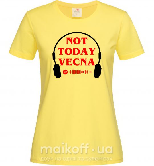 Жіноча футболка Stranger Things Vecna Лимонний фото