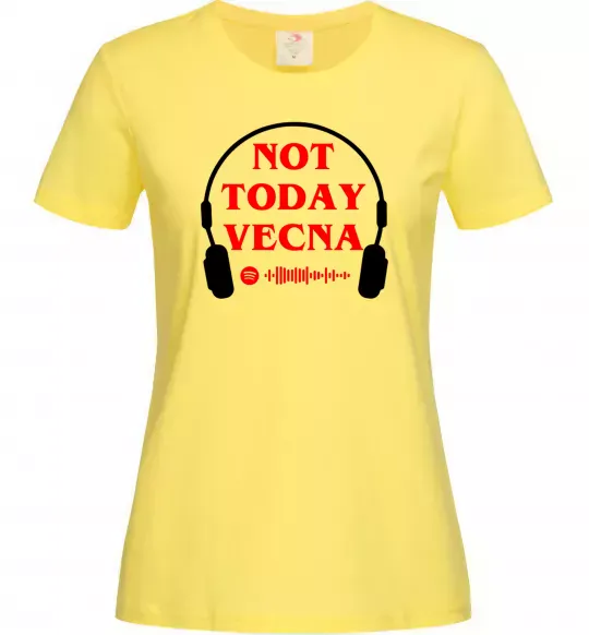 Жіноча футболка Stranger Things Vecna Лимонний фото