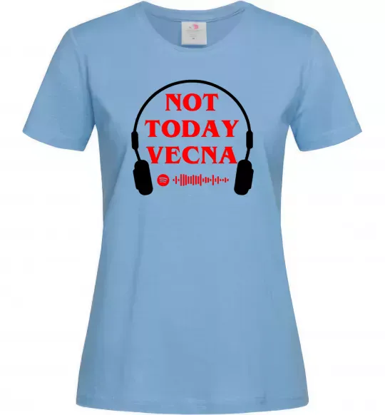 Жіноча футболка Stranger Things Vecna Блакитний фото