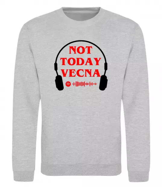 Свитшот Stranger Things Vecna Серый меланж фото